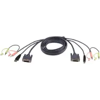 Aten 2L-7D05U DVI-D Single Link KVM kabel met audio en USB - 5 meter