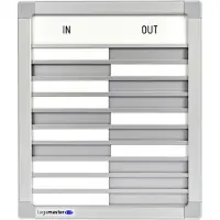 Legamaster Professional aan- en afwezigheidsbord - 10 Namen