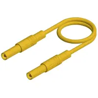 Hirschmann Test & Measurement MLS SIL GG 100/1 Veiligheidsmeetsnoer Banaanstekker 4 mm Banaanstekker 4 mm 1.00 m Geel 1 stuk(s)