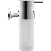 Duravit Starck T - Zeepdispenser wandmontage, chroom/matglas 0099351000
