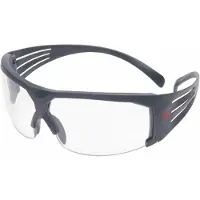 3M veiligheidsbril SecureFit SF600, EN 166, EN 170, grijze veren, heldere lens, anticondens/krasbestendig, flexibele zijbescherming