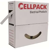 Cellpack 127109 Krimpkous zonder lijm Wit 3 mm 1 mm Krimpverhouding:3:1 15 m