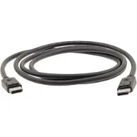 Kramer C-DP, 0,9 meter, DisplayPort, DisplayPort, Samec, Samec, Zwart