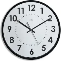 Cep 2112440011, Orium wandklok, quartz uurwerk, geluidsloos, zwart