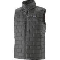 Patagonia - Donsjassen - M's Nano Puff Vest Forge Grey voor Unisex van Gerecycled Polyester - Maat L - Grijs