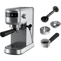 Electrolux 910 003 708 E6EC1-6ST, espressomachine, 1 liter, geschikt voor gemalen koffie, 1450 W, roestvrij staal