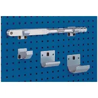 Bott houder voor flessen, diameter 100 x breedte 100 mm, voor bevestiging op wandplaten, 2 stuks per verpakking - 14015044