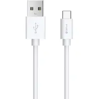 Devia USB Kabel naar USB C 1 meter wit - oplaadkabel - datakabel - zuiver koperdraad
