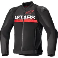 Alpinestars SMX Air motorjas, textiel, met perforaties, zwart/rood, maat S