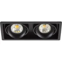 Ks Verlichting Inbouwspot Bjorn 2 zwart set 6 stuks