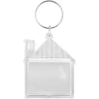 Combicraft Plexiglas sleutelhanger blanco huis 43x53mm - 50 stuks