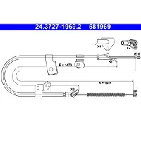 Ate 24.3727-1969.2 Handremkabel