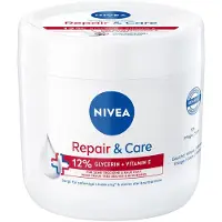 Nivea Verzorgingscrème Repair & Care Intensive " 12% Glycerin + Vitamine E ", 400 ml