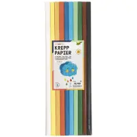 Folia Crêpepapier Kleurenassortiment 32 g/m² 10 Rollen