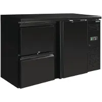 Polar U-serie werkbank koeling 1 deur en 2 laden