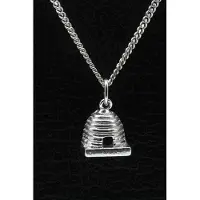 MOOYE ® - Collectie Zilveren Bijenkorf ketting hanger