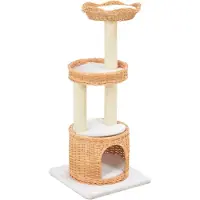vidaXL Kattenkrabpaal met sisal krabpaal natuurlijk wilgenhout
