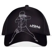 Difuzed Naruto Shippuden baseballpet, zwart en wit
