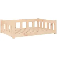 vidaXL Hondenmand 95,5x65,5x28 cm massief grenenhout