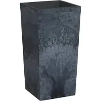 vidaXL Plantenbak met uitneembare bak beton-look 21/49 L PP antraciet