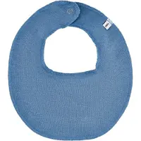 Pippi Slabbetje Junior Polykatoen Blauw One-size