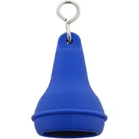 Combicraft Hotel sleutelhanger Mayfair met open onderkant 41x70mm blauw - 10 stuks