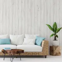 A.S. Création Fotobehang White Wooden Wall DD118997 Designwalls Zwart Antraciet Vlies 384 X 260 cm (8 delen) Goedkoop fotobehang