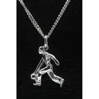 MOOYE ® - Collectie Zilveren Bowler ketting hanger