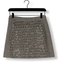 Aaiko Dames Rokken Ariana Pes 255 - Taupe - Maat XXL