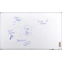 Legamaster Unite Plus whiteboard magnetisch email 200 x 120 cm