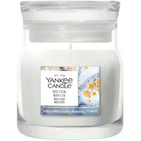 Yankee candle - Silver Birch Small Jar Geurkaars - tot 30 branduren