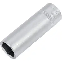 Hazet Dopsleutel 850LG-12 · 1/4 inch (6,3 mm) vierkant hol · Buiten-zeskant-tractieprofiel · SW 12 mm