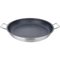 Vogue Aluminium Anti-aanbak Teflon Platinum Plus Paellapan 45cm