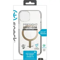 Speck Presidio Perfect Doorzichtig MagSafe iPhone 14 Hoesje Glitter