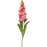 Emerald - Kunstbloem Violier 80cm koraal - Kunstplant voor binnen