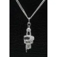 MOOYE ® - Collectie Zilveren Bougie ketting hanger - zwaar