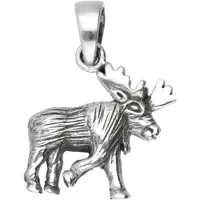 MOOYE ® - Collectie Zilveren Eland kettinghanger