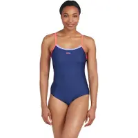 Zoggs Badbak Cannon Strikebak Navy Purple Red Dames Maat DE42