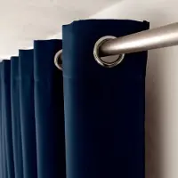 Unyqoos Verduisteringsgordijn blauw met ogen voor optimale privacy en comfort