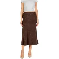 Liu Jo Dames Rokken Gonna Mglia Longuet - Bruin - Maat XS