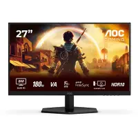 AOC Q27G42XNE, 68,6 cm (27 inch), Q27G42XNE, 16:9, 2xHDMI+DP, zwart/rood, VA-paneel
