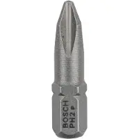 Bosch 2607001514 2607001514 Kruis-bit Aandrijving: 1/4 (6,3 mm) Uitvoering: Kruiskop Phillips PH 2 25 mm