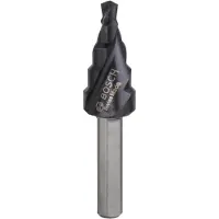 Bosch 2608588064 2608588064 HSS Getrapte boor Gezamenlijke lengte 50 mm TiAIN 3 vlakken schacht 1 stuk(s)