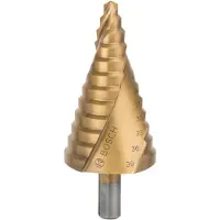Bosch 2608587431 2608587431 HSS Getrapte boor Gezamenlijke lengte 93.5 mm TiN 3 vlakken schacht 1 stuk(s)