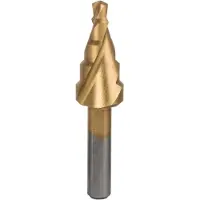 Bosch 2608587429 2608587429 HSS Getrapte boor Gezamenlijke lengte 50 mm TiN 3 vlakken schacht 1 stuk(s)