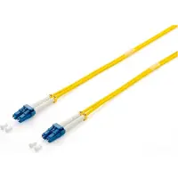 Equip 254431 Glasvezel kabel 1 meter LC OS2 Geel