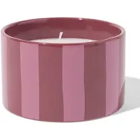 HEMA Geurkaars ⌀11x7cm keramiek lavendel-roos (donkerrood)