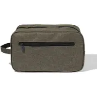 HEMA Toilettas 27x12x16cm donkergroen