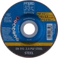 PFERD TOOLS PSF STEEL 61730010 Doorslijpschijf recht 115 mm 25 stuk(s) Staal