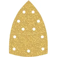 Bosch Accessories 2608901676 Schuurpapier voor multischuurmachine Korrelgrootte (num) 40 (l x b) 102 mm x 93 mm 10 stuk